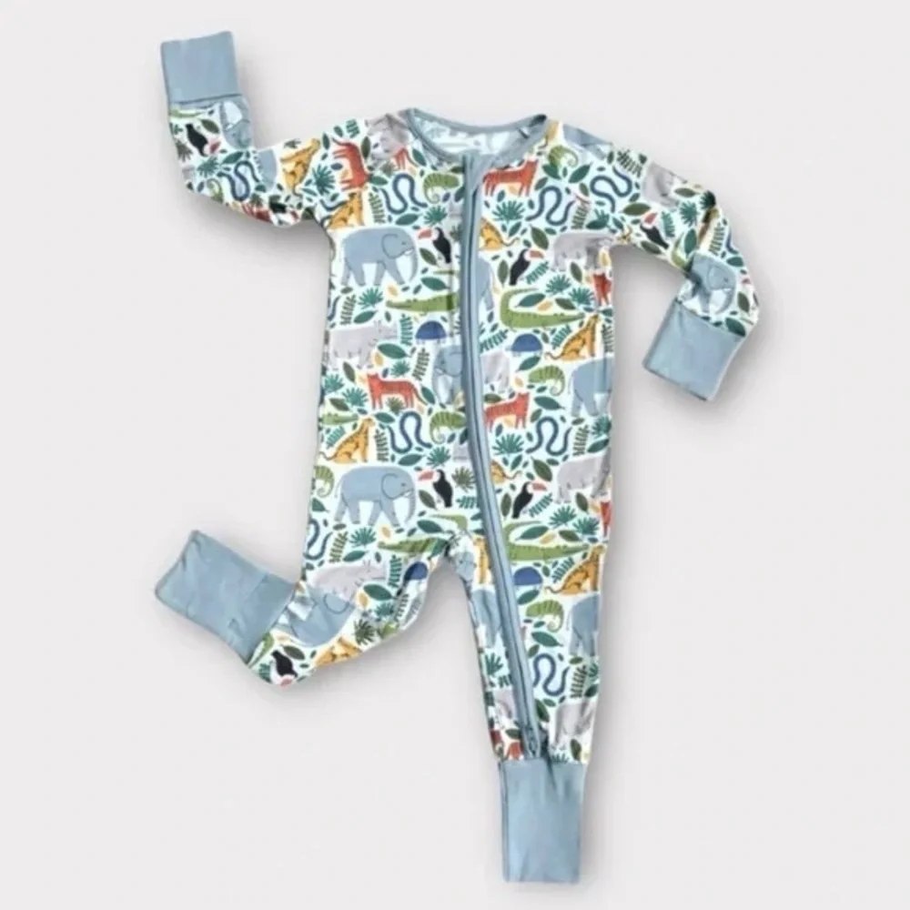 Little Sleepies 2 T month zippy in jungle safari